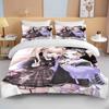 Japanese Anime Moe Double Bed Duvet Cover Bed European Bedding Sets Home Textiles Luxury Pillow Cases Bedroom Bedding Sets