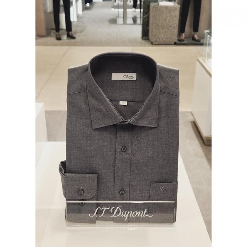 S.t. Dupont Modal Stretch Regular Fit Long Sleeve Shirt Se4fm11ls110sgy 95