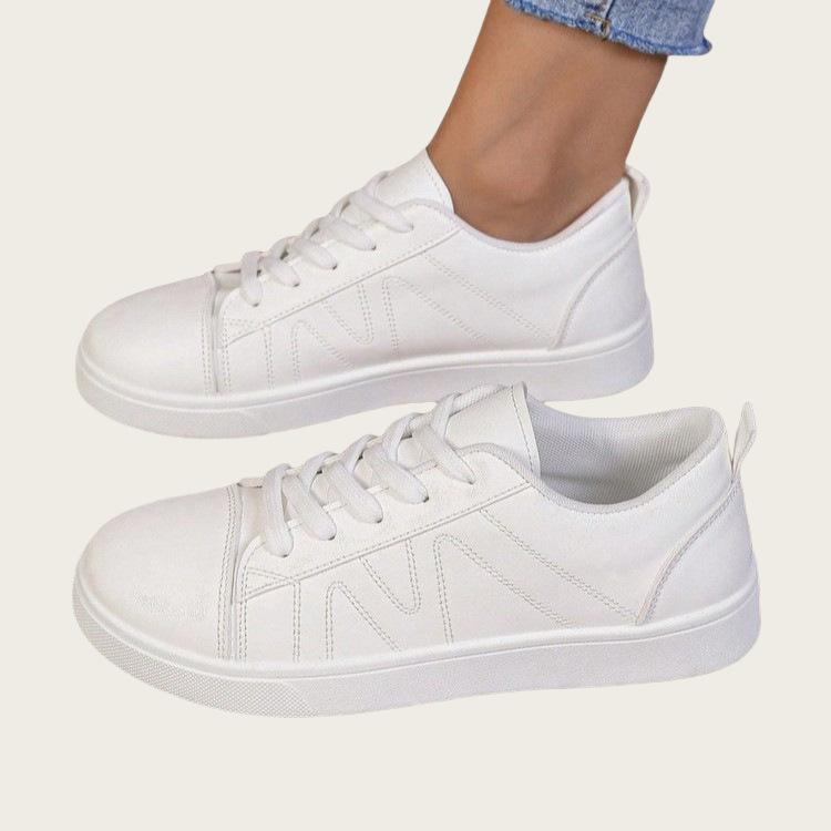 

Fashion Lightweight Couple Boardshoes simple Basics Versatile Casual Walking Shoes New Hot Selling Student Men Women Little white shoes 36 белый