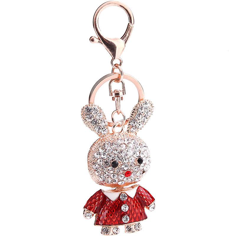 key pendant Camellia flower pearl tassel bag pendant fashionable car Accessories for jewelry Bag Charm