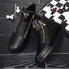 High Top Freizeitschuhe für Herren Marke Stiefeletten Weiß Herren Skateboard Schuhe Luxus Plateau Sportschuhe Leder Herren Stiefel