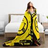 Nirvana Face Band Blankets Travel Office Flannel Throw Blanket For Home Decor Soft Warm Custom Quality Bedspread