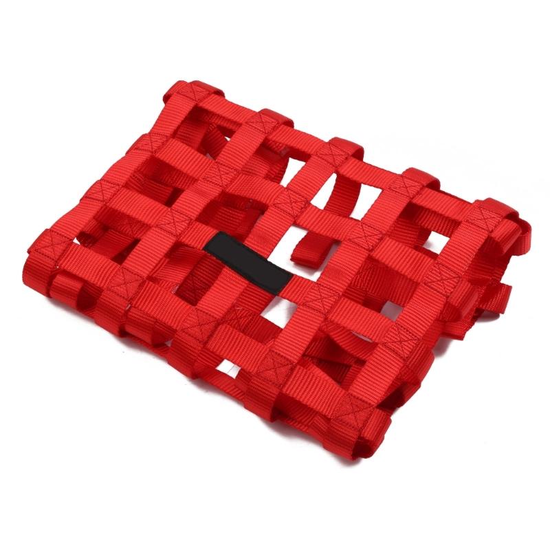 1PC Window Net Race Car Window Net Mounting Kit Ribbon Style 24Hx24W / 20Hx24W / 18Hx24W Car Accessories Black/Red/Blue