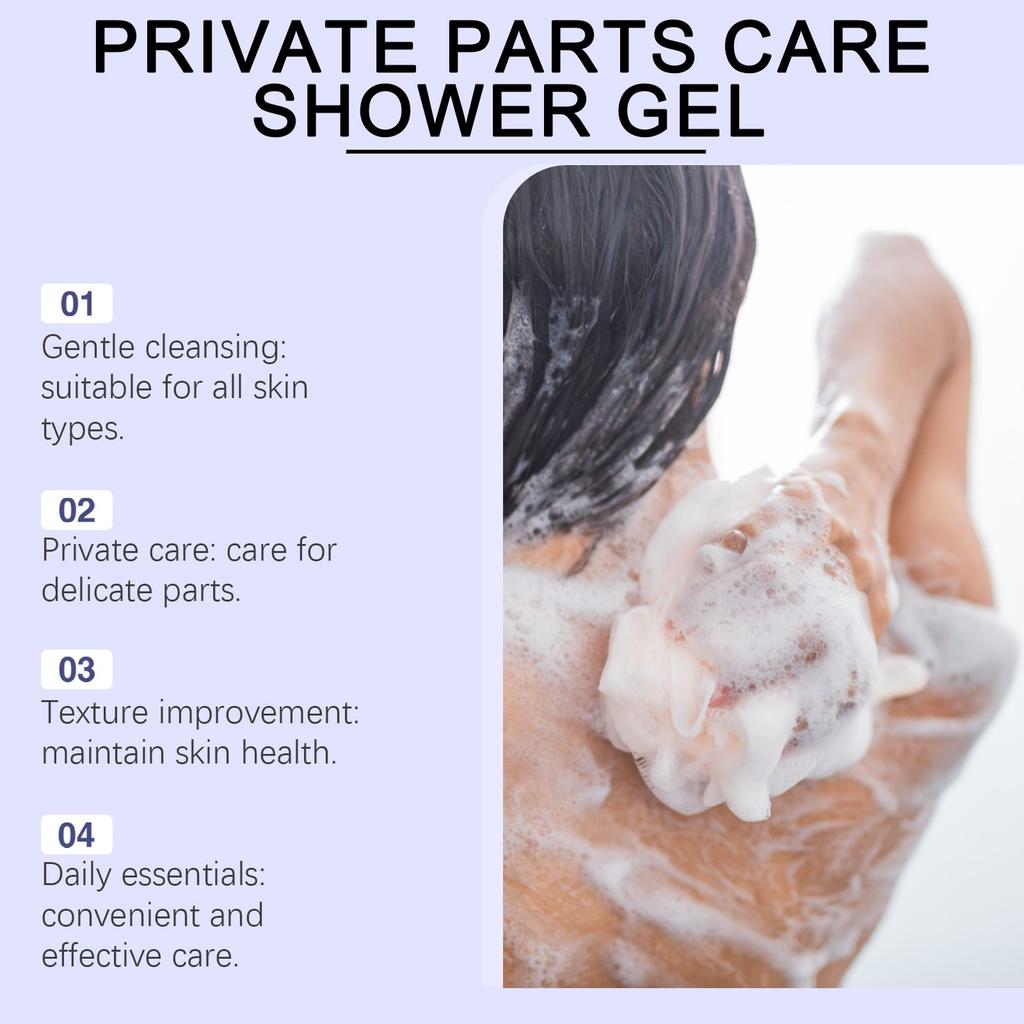 Private Parts Care Shower Gel Gentle Nourishing Body Wash Refreshing And Non-tight Private Area Care,100ml