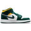 Air Jordan 1 Mid GS Sonics Buty dla dzieci Biały Szlachetny-Zielony Pyłek 554725-371