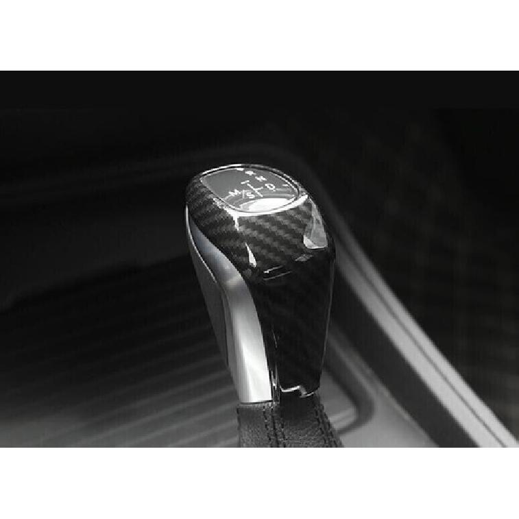 For BMW 2 Series Touring 15-19 ABS Carbon Fiber Inner Gear Shift Knob Decor Trim