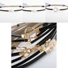 Simple Solid Color Ring Buckle Decoration Women Slim Waist Belt For Daily Wear