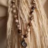 Rubati Necklace_Brown Jasper Ammonite