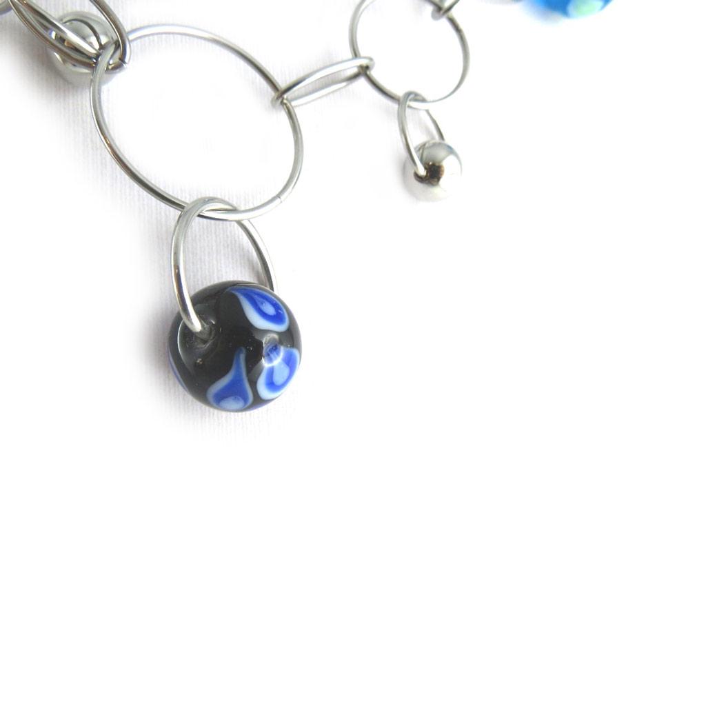 Altesse [L1918] - Collier acier 'Calypso' tutti frutti