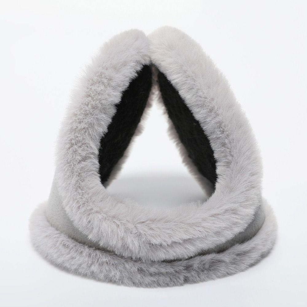 Warm Thicken Warm Thicken Velvet Earmuff Windproof Thickening Winter Ear Cover Earpiece Compatible Thicken Warmer
