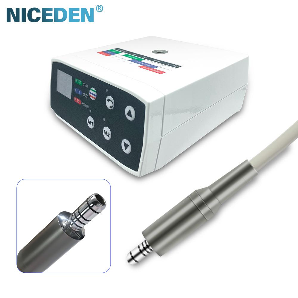 Dental Chair Micro Electric Motor E-Type Connection Optical Low Speed Handpiece with Stable Power Dental Equipment Product