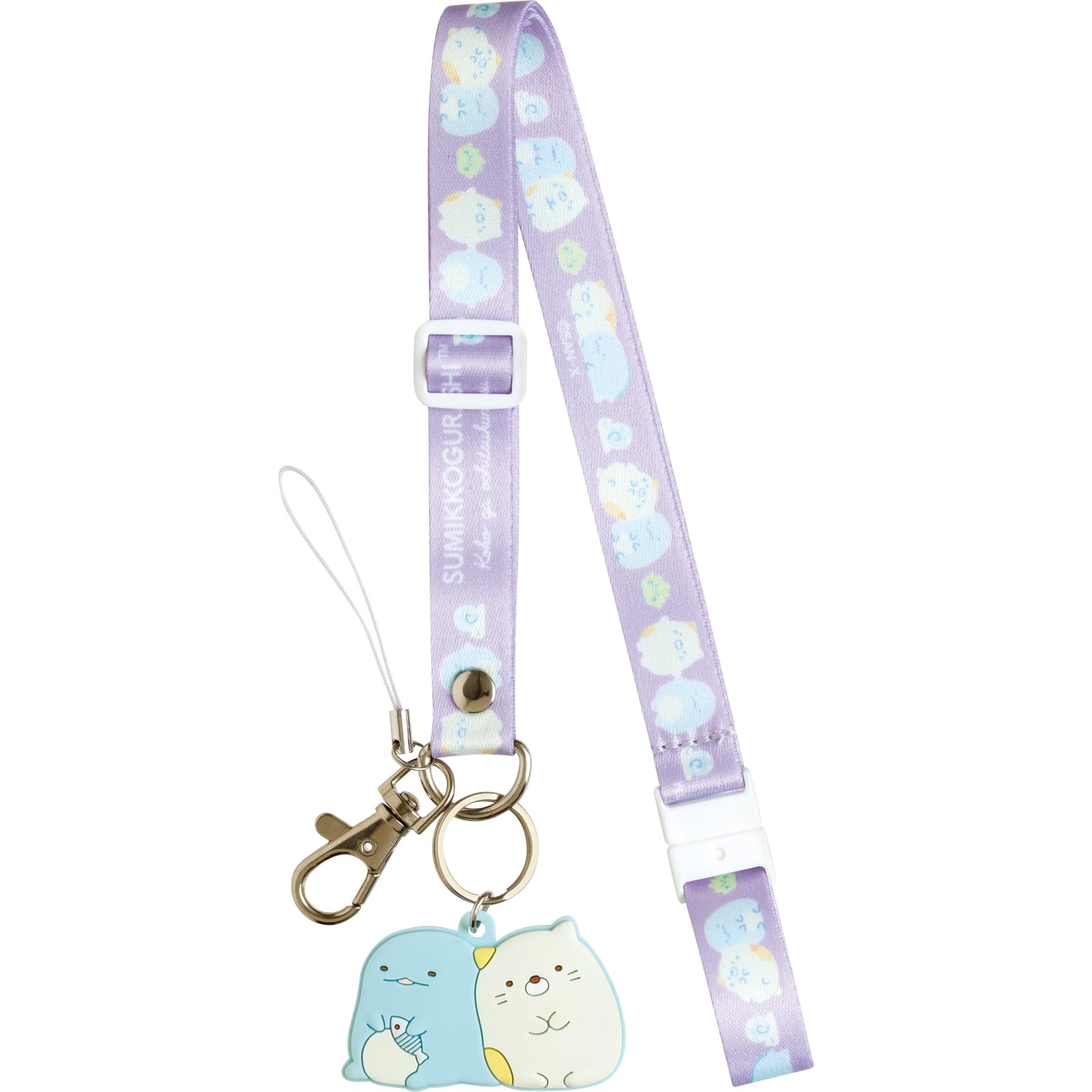 

Sumikkogurashi Cat Lizard Neck Strap AB21905 San-X &