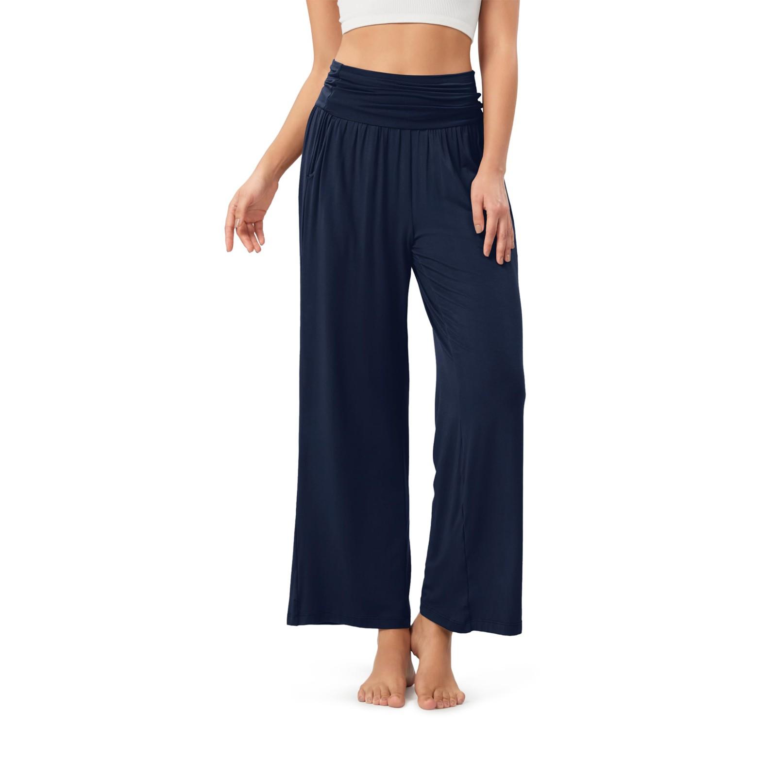 

Дитячі однотонні повсякденні штани, вільні штани для йоги, спортивні штани, довгі штани 120 синій