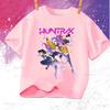 Huntrix Kpop Demon Hunters T-Shirt for Boys Girls T-shirt Fans Gift Summer Crew Neck Short Sleeve Tees Fashion Kids T-shirt