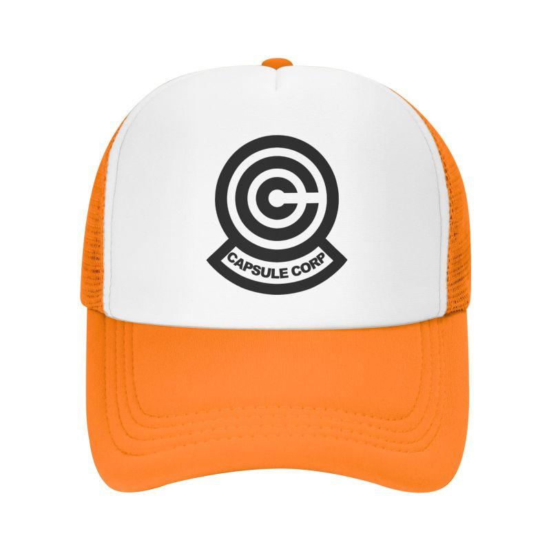 Capsule Corp Mesh Baseball Cap Unisex HipHop Snapback Caps Summer Breathable Sun Visor Hat Anime DBZ Trucker Adjustable Hats