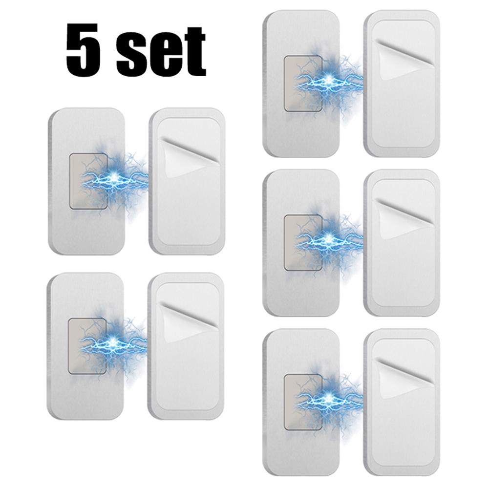 1/5set Magnetic Cabinet Catches Door Stop Self-Adhesive- Invisible Hidden- Magnets Closet Furniture Cupboard Drawer Closer