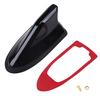 Shark Fin Antenna Universal Car Radio FM/AM Signal Amplifier Decorative Roof Aerial Base Sticker for SUV Sedan Auto Tuning