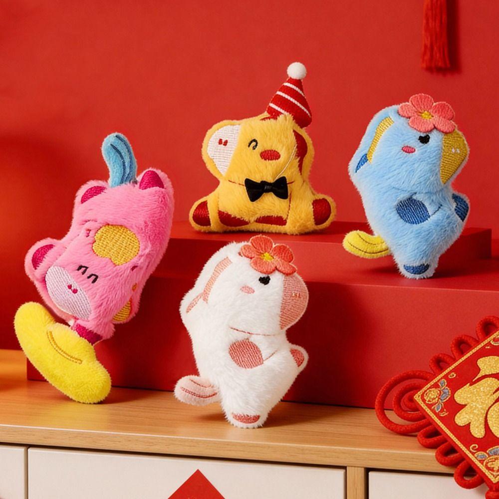 Cartoon Stuffed Animal Fridge Magnet Cute Zodiac Pony Refrigerator Stickers  Home Decoration