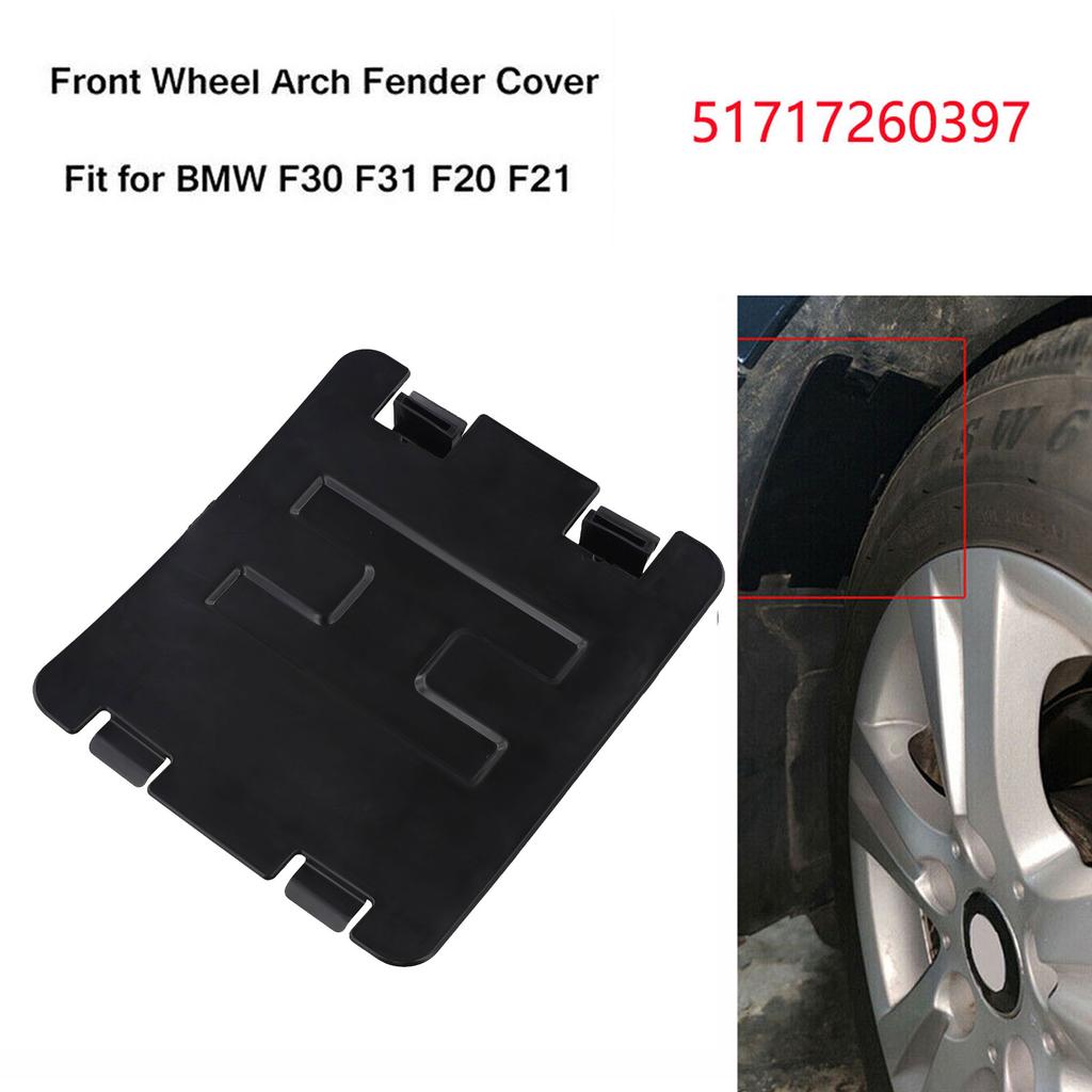 For F20 F30 Front Wheel Arch Fender Cover in Black for 320i 328i LH = RH