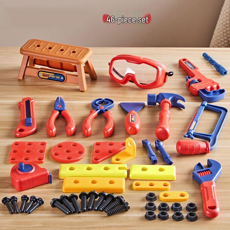 Kids' Simulation Toolbox: Educational Repair Play Set with Screwdriver and Screws