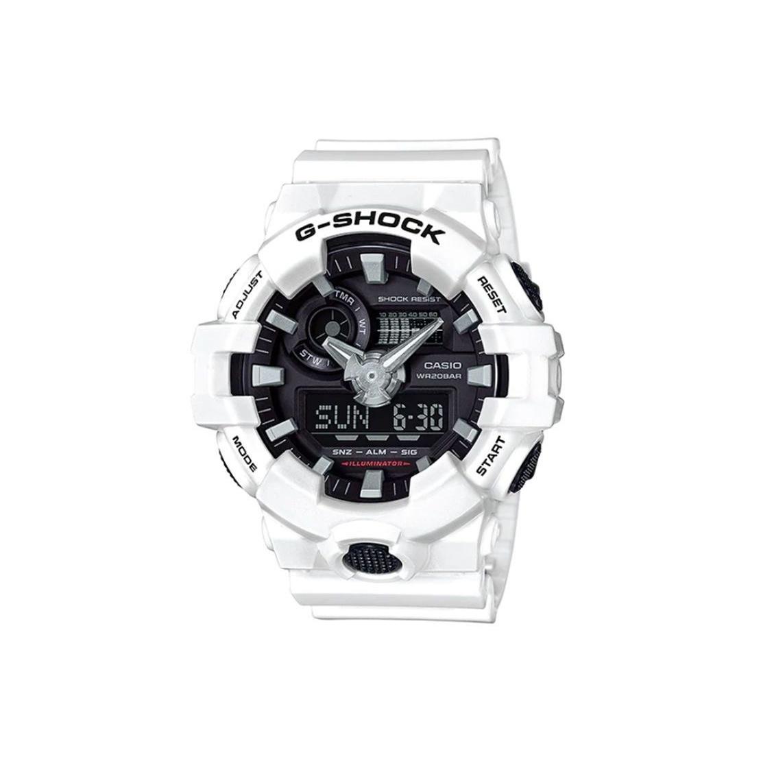 

CASIO Unisex Liquid Crystal/Analog Dual Display Series Gray Watch GA-700-7ARP GA-700-7ARP Gray Dial