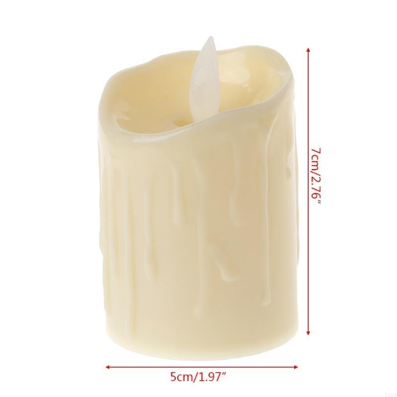 62KD Led Light Flameless Votive Tealight Church Praying Supplies for Wedding Table Outdoor Decoration Supplies