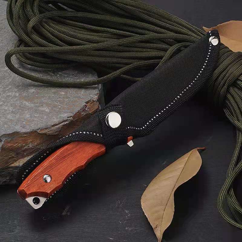 Stainless Steel Knife Wood Handle Outdoor Camping Knives Kitchen Chef Knives Paring Fruit Cooking Cutter