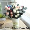 Wedding  Bride Bouquet Floral Arrangement Artificial Rose Hand-Holding Simulation Plant PE Flower