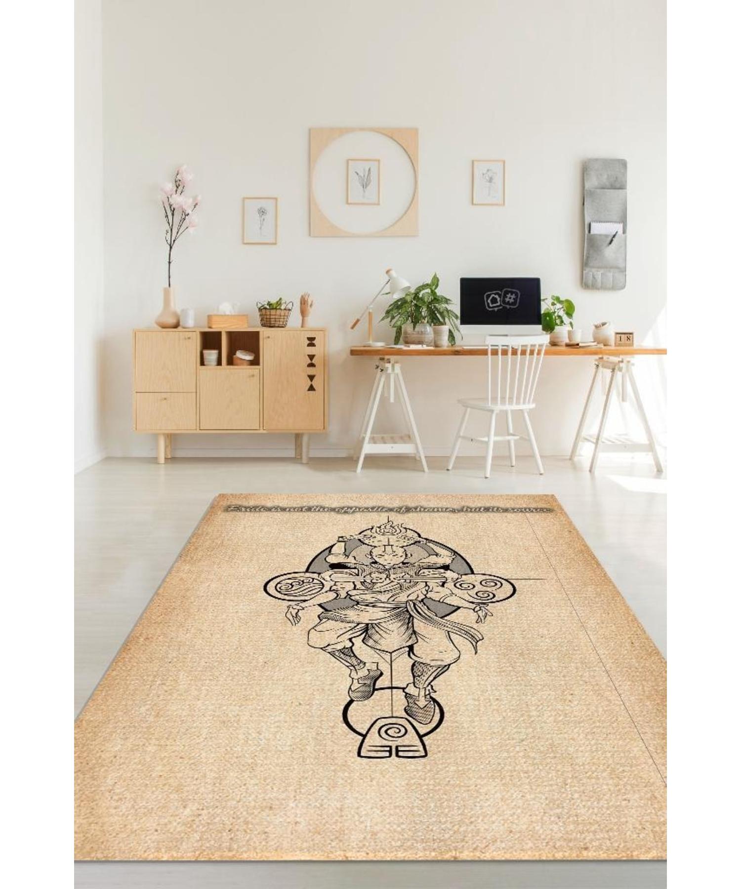 

Pride The Origin Of Shame Woven Based Washable Non-Slip Anime Lovers Rug