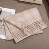 Women's Thick Plaid Wool Scarf