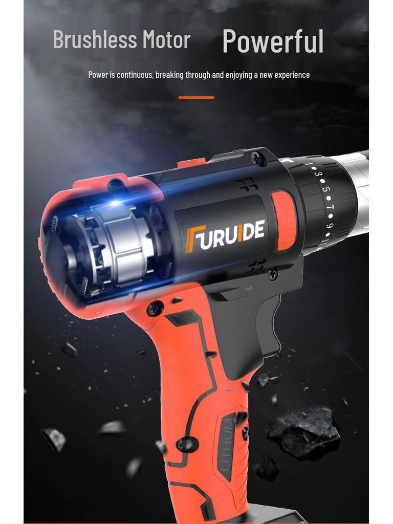 Electric Drill & Multi-Tool Set for Household and Woodworking Repairs.