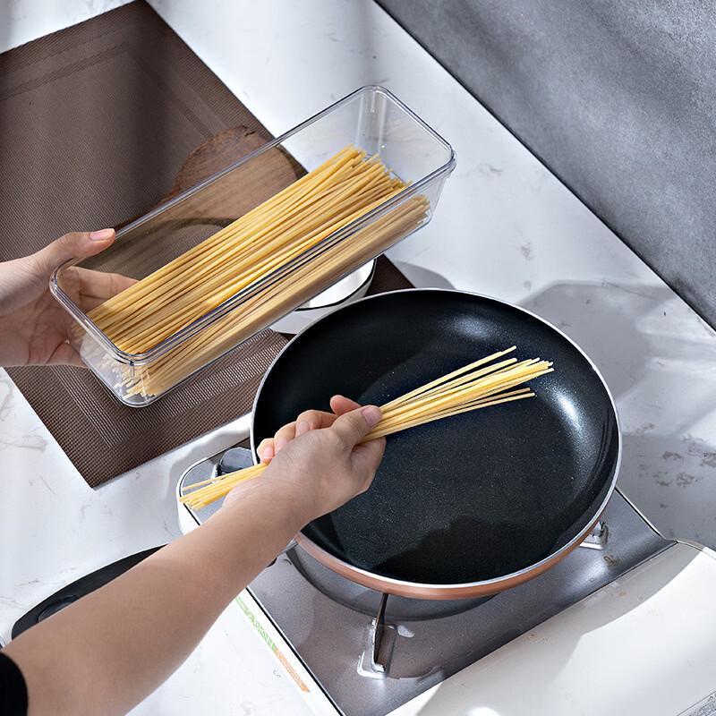 ZISIZ Food-Grade Transparent Plastic Storage Box