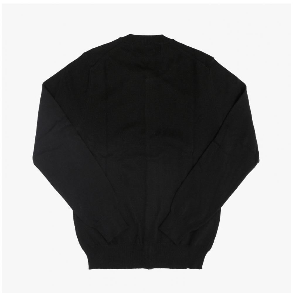 Comme Des Gar Ons Unisex Black Heart Wappen Cardigan Ax N023 051