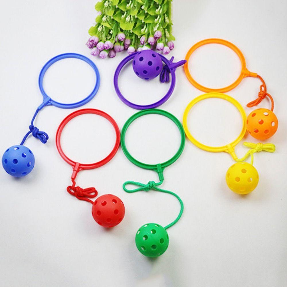 On String Rally Ball Toy Skip Ropes Sports Jumping Rope Ball Arms Reaction Training Ball Kids Toy