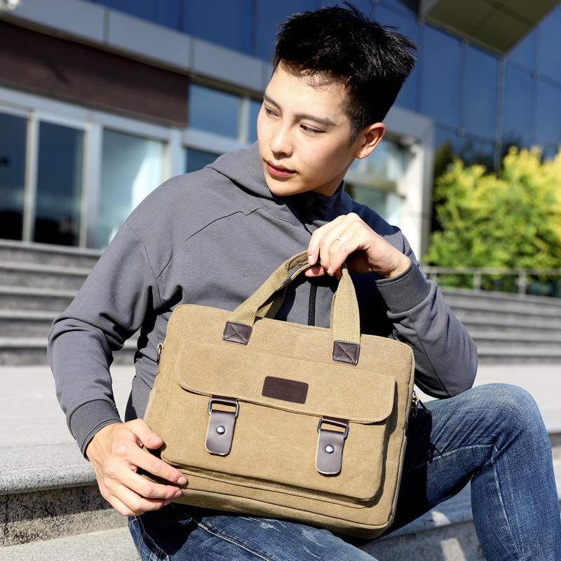 Men's Casual Handbag, Business Document, Large-capacity Crossbody Bag