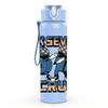 1PC Six Seven Bruh Robot Letter 750ml Color Plastic Sports Water Bottle Leakproof Flip Straw Lid Suitable for Sports Office Home Use