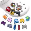 Cute Cartoon Game Series Clog Shoe Charms & Buckles Accessories