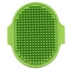 Pet Grooming Brush for Bath Massage, Silicone Bristle Deshedding Tool with Ergonomic Handle for Cats Dogs, 1PC