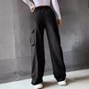 Casual Womens Cargo Pants With Polyester Breathable Fabric For Summer Comfort