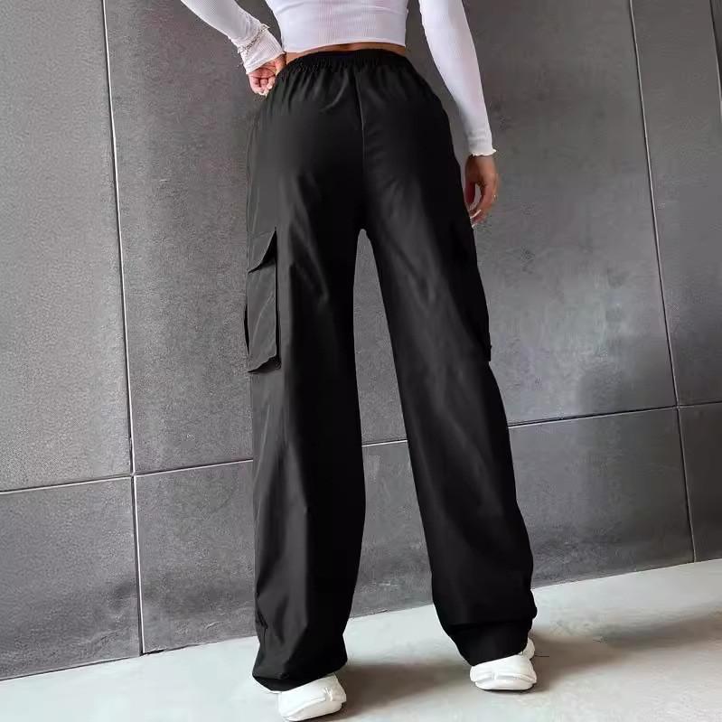 Casual Womens Cargo Pants With Polyester Breathable Fabric For Summer Comfort