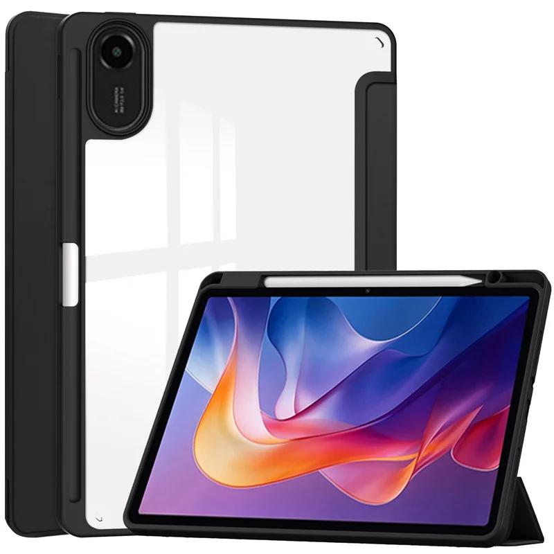 For Redmi Pad 2 Case with Pencil Holder Folding Stand Back Tablet For Coque Xiaomi Redmi Pad 2 Case Cover 11 inch
