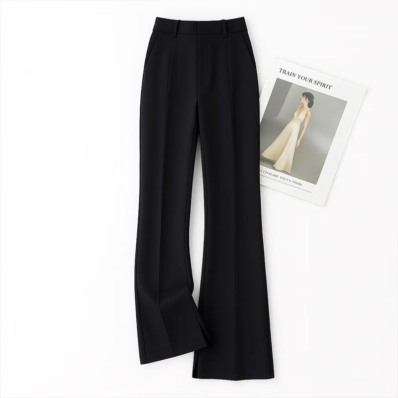 Women's High-Waist Suit Flare Pants