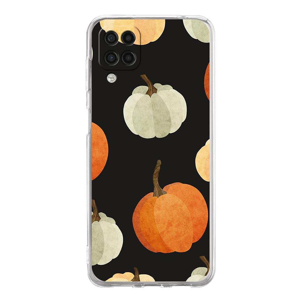 Leaves Fall Fox Pumpkin Halloween Phone Case For Samsung A13 A33 A73 A53 A23 A51 A71 A21S A12 A31 A41 A03S A22 A52 A32 5G Cover