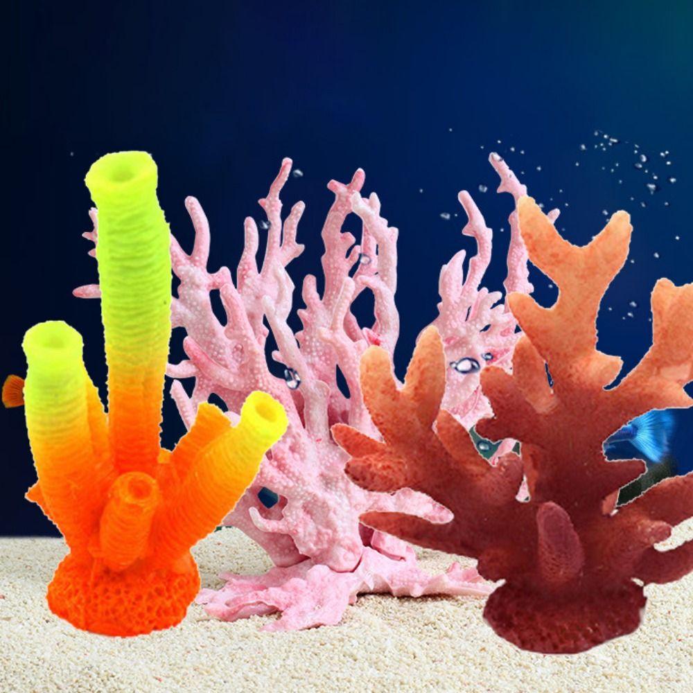 Artificial Lifelike Underwater Simulation Aquatic Ornament Coral Reef Sea Coral Aquarium Plants