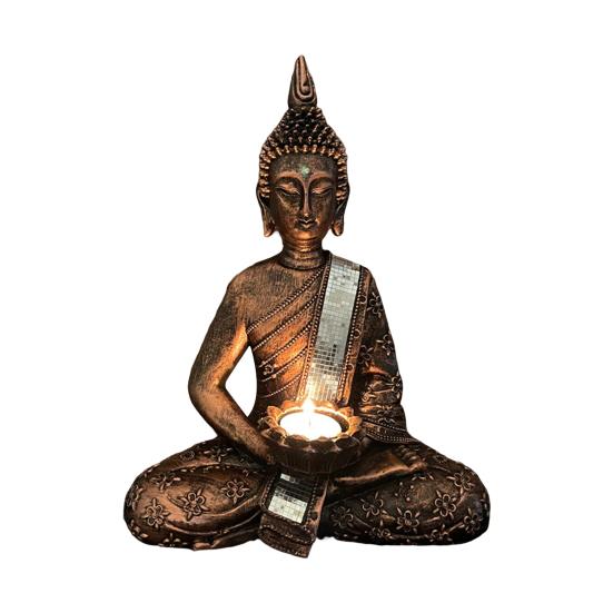 Great Buddha Sculpture Handmade Clear Carved Ornament