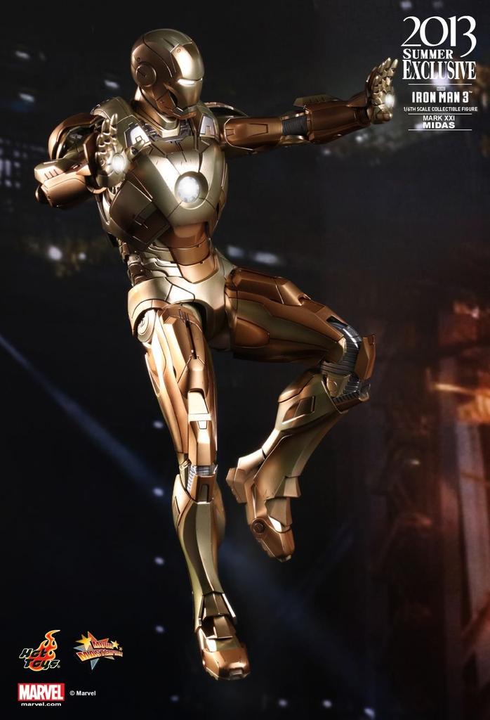 Movie Masterpiece Iron Man Scale Figure Iron Man Mark 21 Midas 1/6