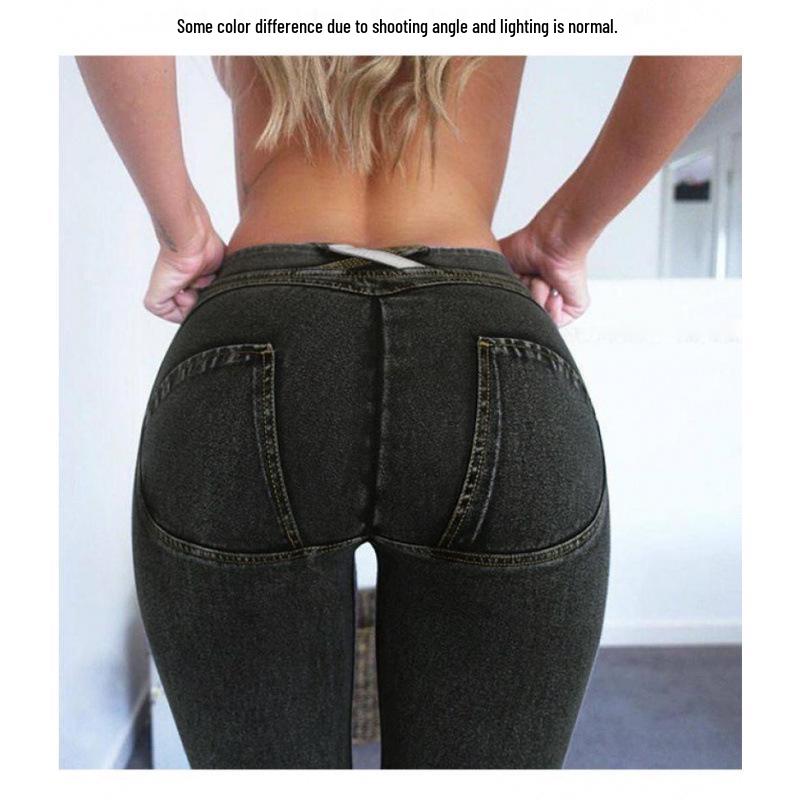 Honey Comfort Mid-Waist Stretch Butt-Lifting Yoga Jeans