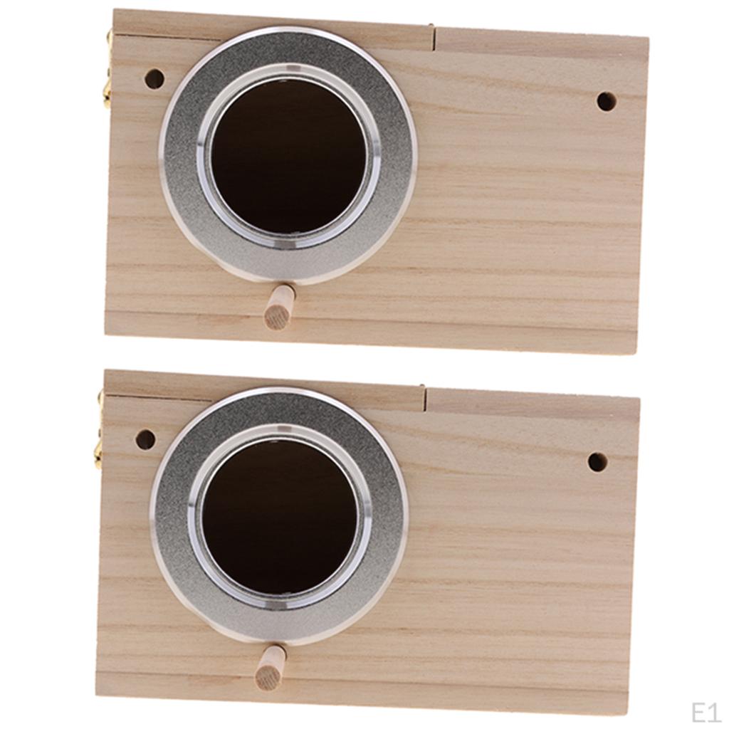 2Pc Box Nesting Boxes for , Budgies & Finches L
