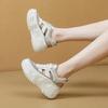 Roman Summer Women Wedges Shoes Mules Shoes 2025Hollow-out Vulcanized Shoes All-match Breathable Women Casual Sandalias De Mujer