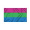 Stock All Inclusive Progress 3x5ft Polyester Big Rainbow Lesbian LGBT Gay Pride Flag Waterproof Lightweight